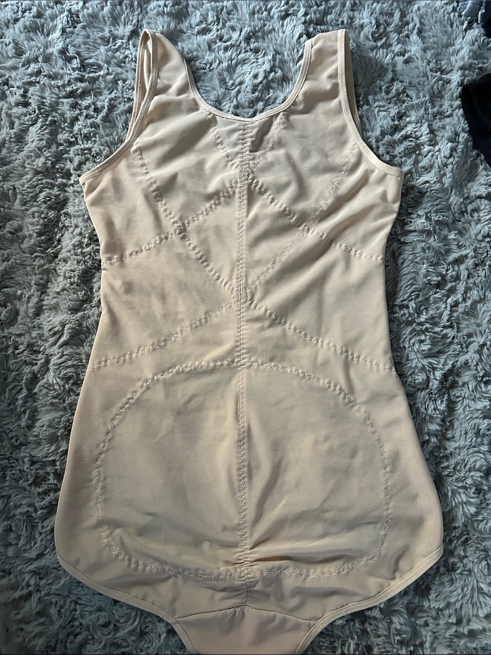 Beige Sculpting Shapewear Bodysuit